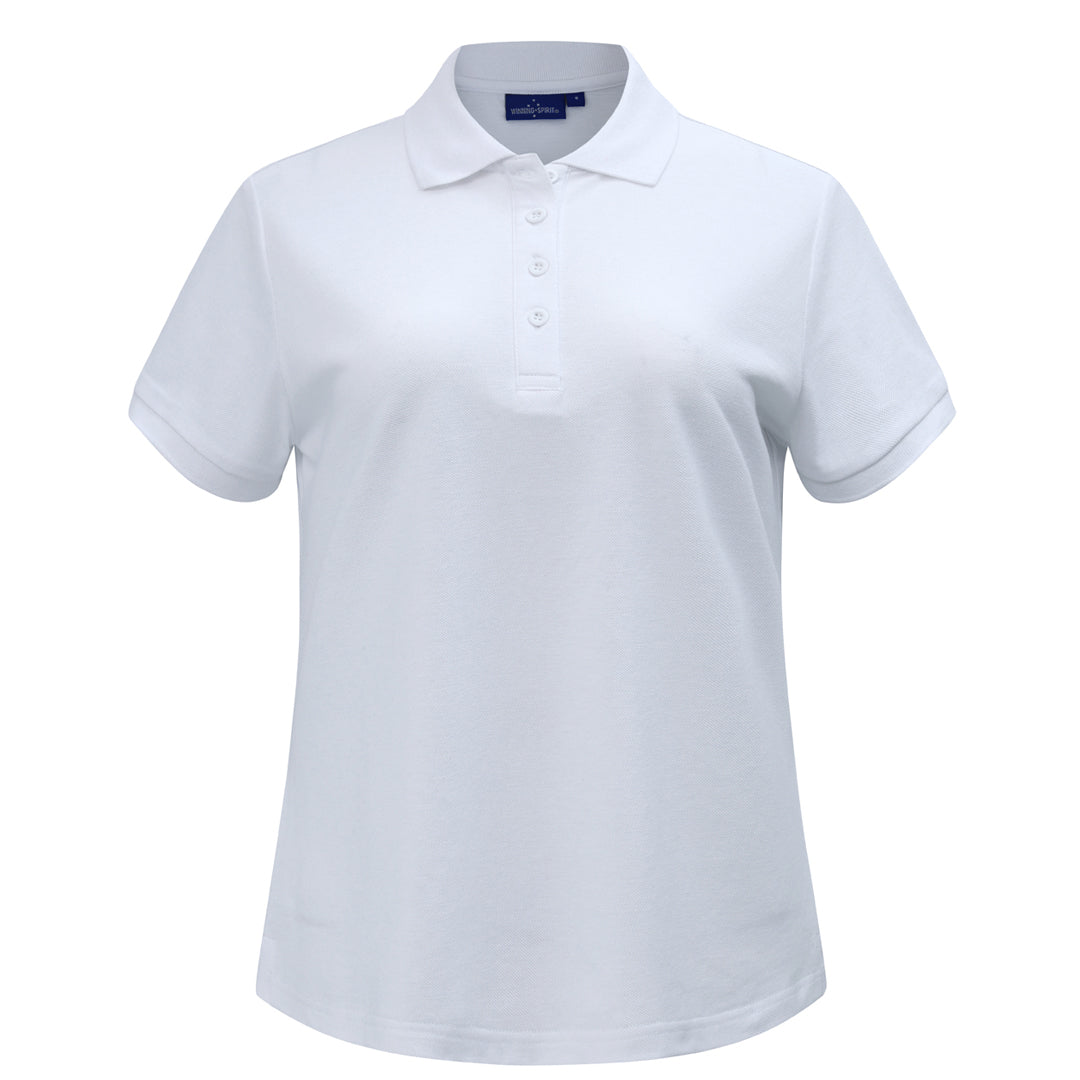 Winning Spirit The Womens Classic Pique Polo | Ladies | Short Sleeve Shirts & Tops