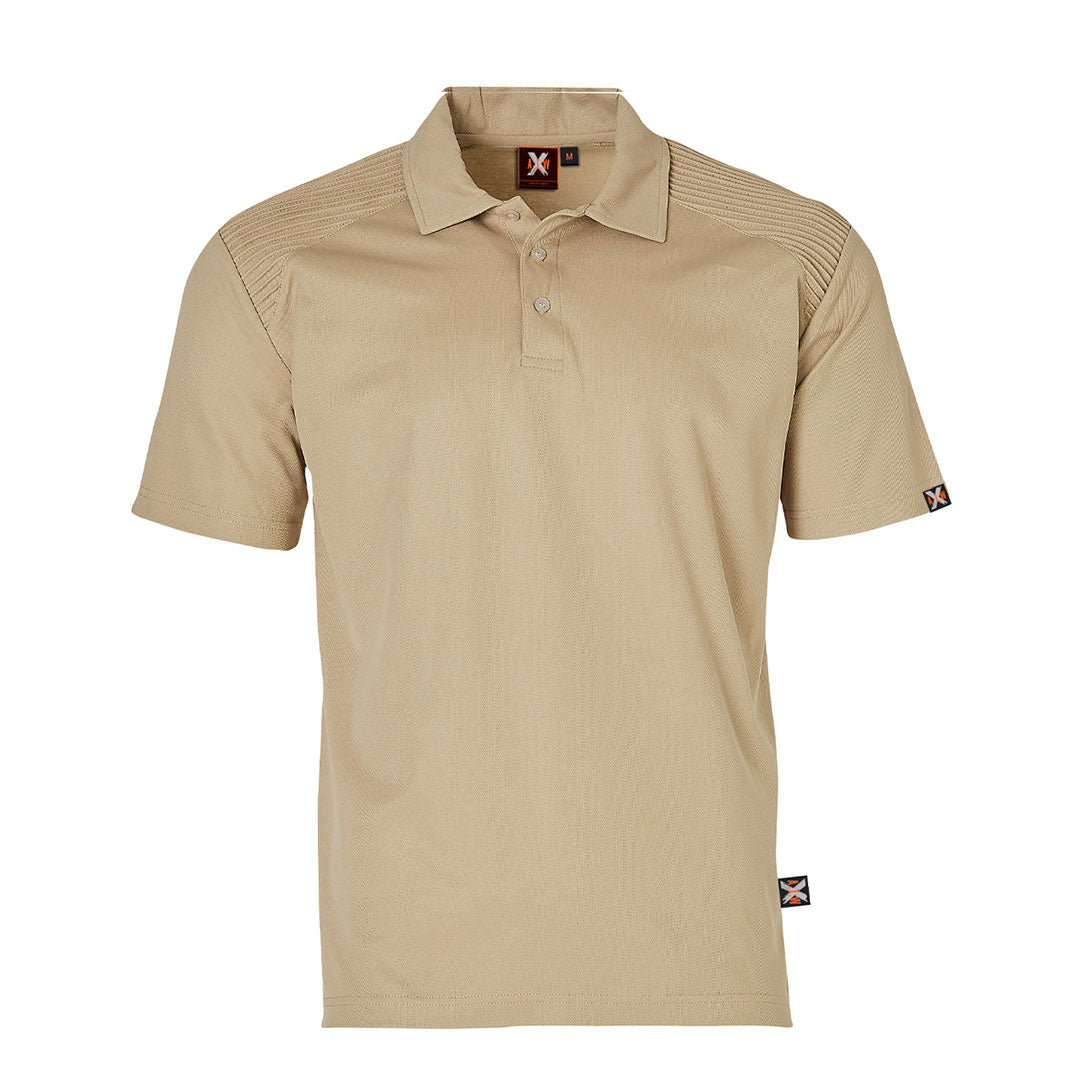 Winning Spirit The Stitched Shoulder Polo | Adults Beige Shirts & Tops