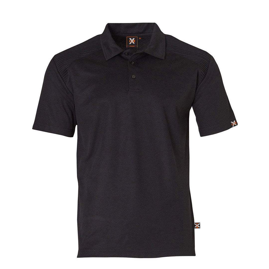 Winning Spirit The Stitched Shoulder Polo | Adults Black Shirts & Tops