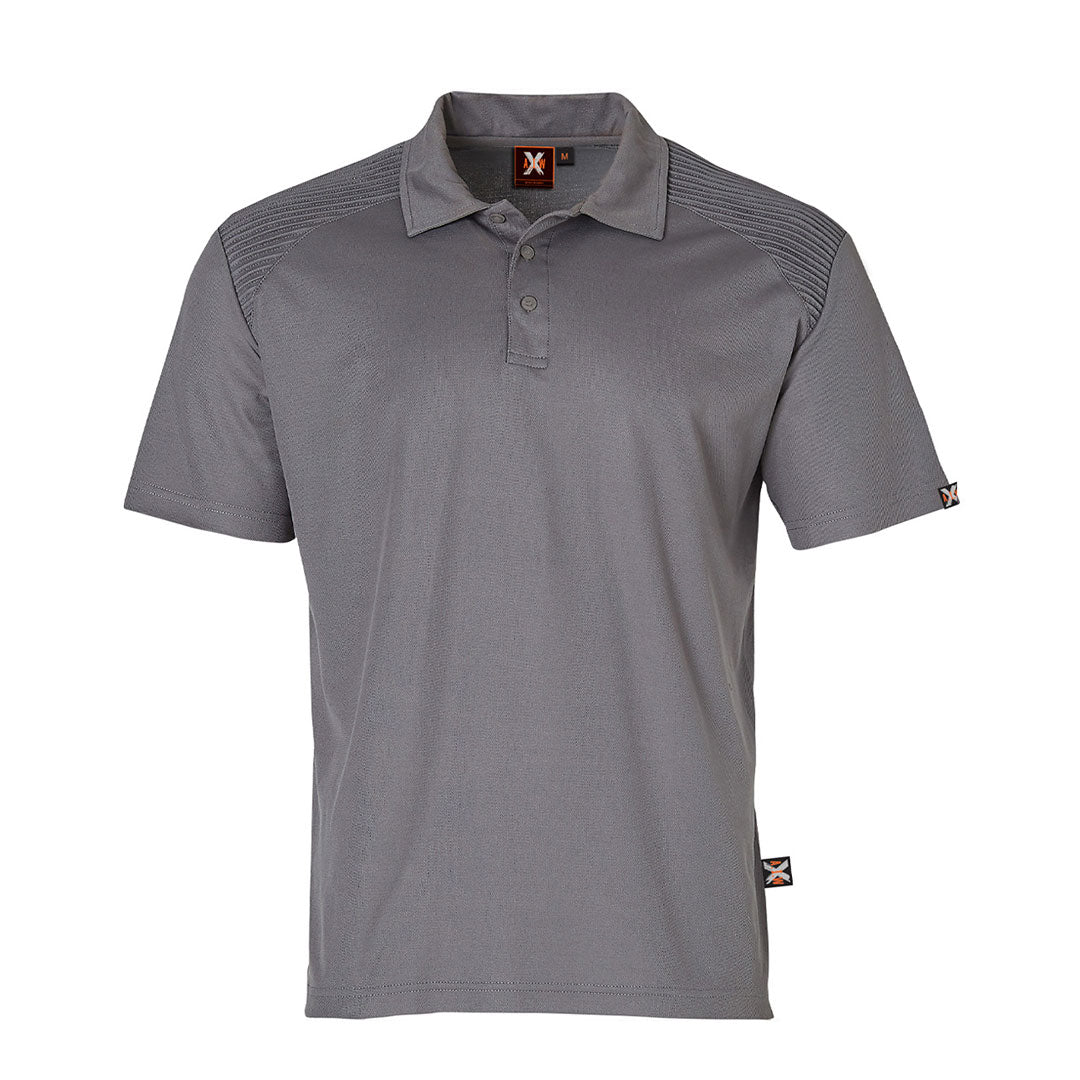 Winning Spirit The Stitched Shoulder Polo | Adults Steel Grey Shirts & Tops