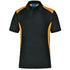 Winning Spirit The Winner Contrast Polo | Mens | Dark Colours Black/Gold Shirts & Tops