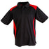Winning Spirit The Winner Contrast Polo | Mens | Dark Colours Black/Red Shirts & Tops