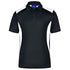 Winning Spirit The Winner Contrast Polo | Mens | Dark Colours Black/White Shirts & Tops