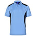 Winning Spirit The Winner Contrast Polo | Mens | Bright Colours Sky Blue/Navy Shirts & Tops