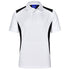 Winning Spirit The Winner Contrast Polo | Mens | Bright Colours White/Black Shirts & Tops