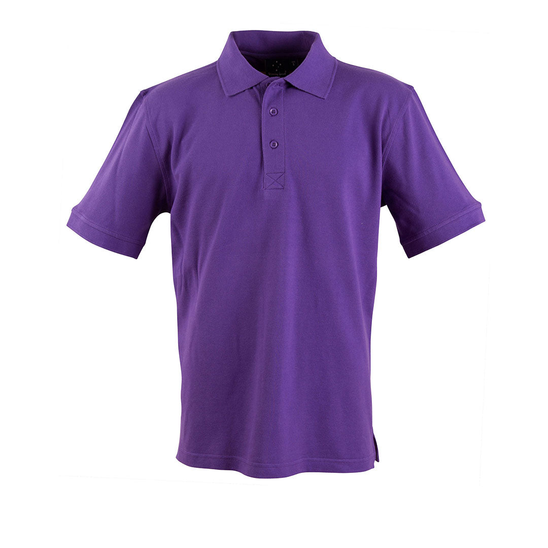 Winning Spirit The Longbeach Cotton Polo | Mens Purple Shirts & Tops