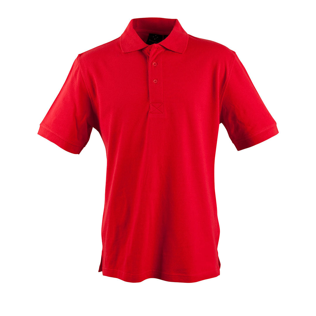 Winning Spirit The Longbeach Cotton Polo | Mens Red Shirts & Tops