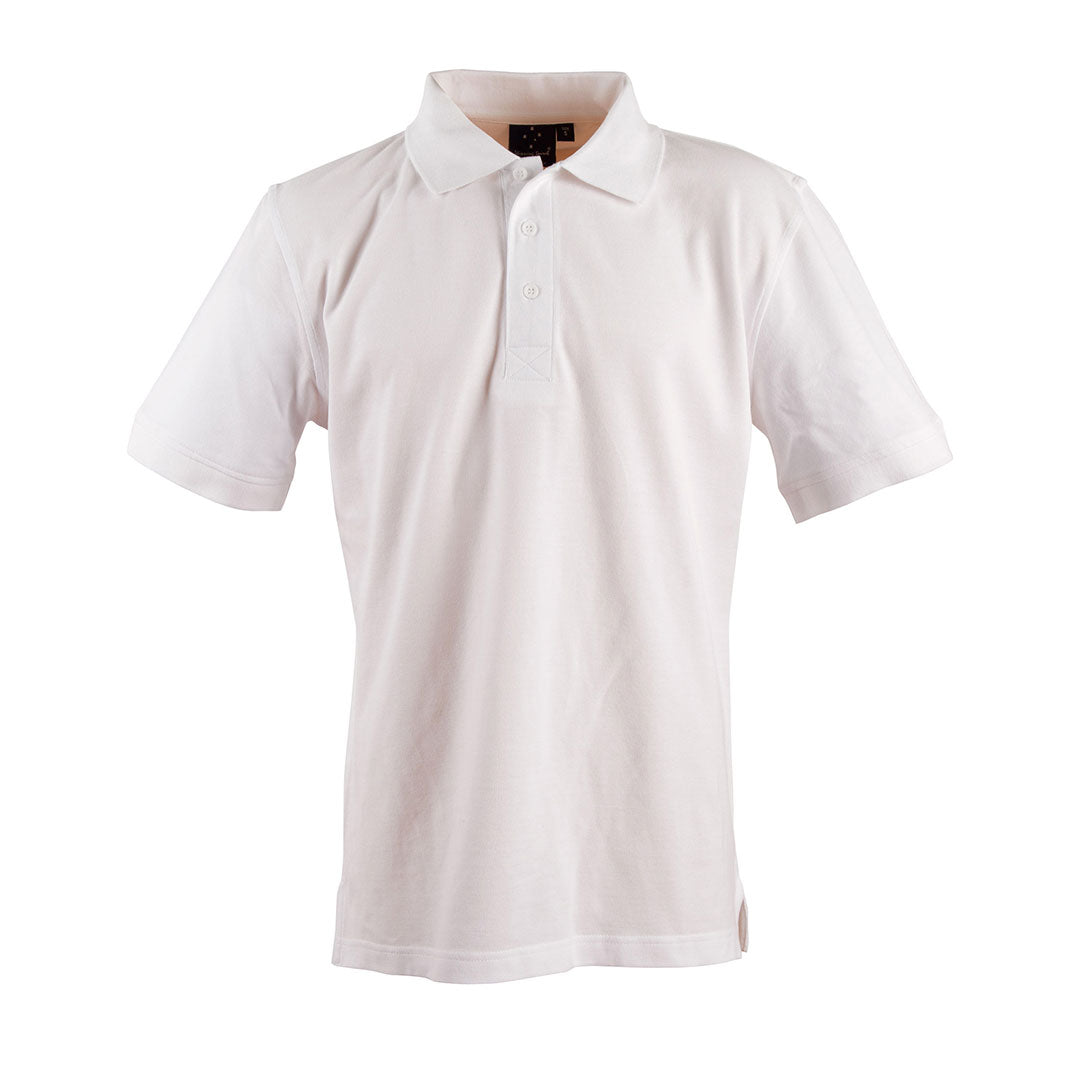 Winning Spirit The Longbeach Cotton Polo | Mens White Shirts & Tops
