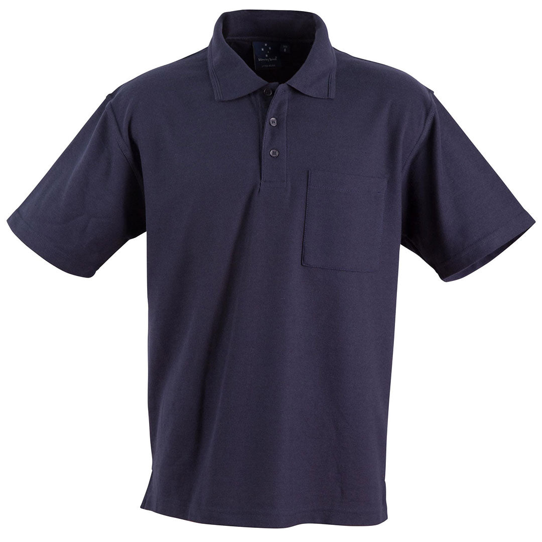 Winning Spirit The Broadbeach Pocket Polo | Adults Navy Shirts & Tops