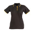 Winning Spirit The Liberty Contrast Polo | Ladies Black/Gold Shirts & Tops