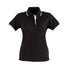 Winning Spirit The Liberty Contrast Polo | Ladies Black/White Shirts & Tops