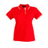 Winning Spirit The Liberty Contrast Polo | Ladies Red/White Shirts & Tops