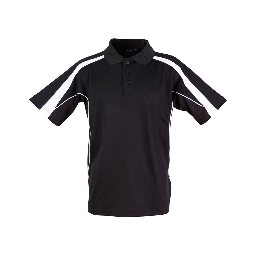 Winning Spirit The Legend Polo | Dark Colours | Kids | Short Sleeve Black/White Shirts & Tops