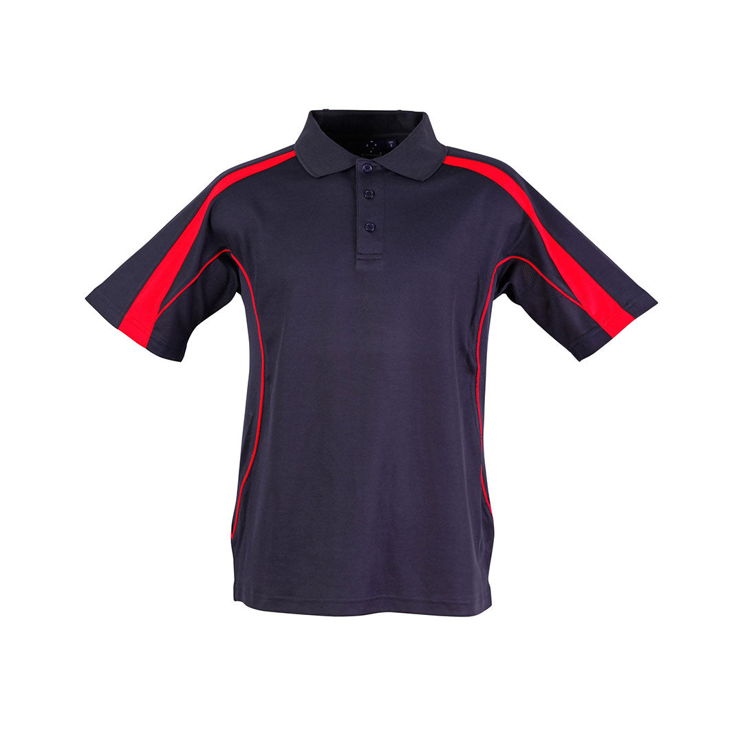 Winning Spirit The Legend Polo | Dark Colours | Kids | Short Sleeve Navy/Red Shirts & Tops