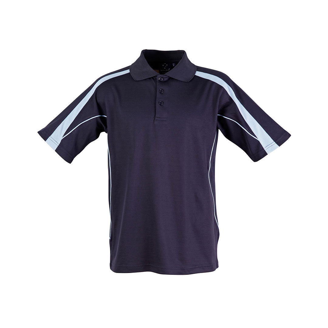 Winning Spirit The Legend Polo | Dark Colours | Kids | Short Sleeve Navy/Sky Shirts & Tops