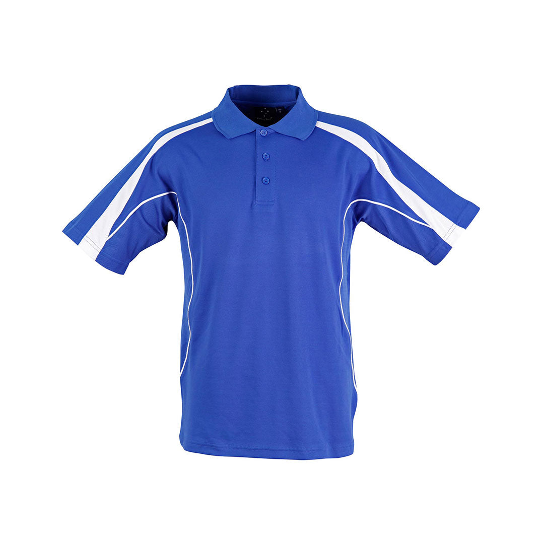 Winning Spirit The Legend Polo | Bright Colours | Kids | Short Sleeve Royal/White Shirts & Tops
