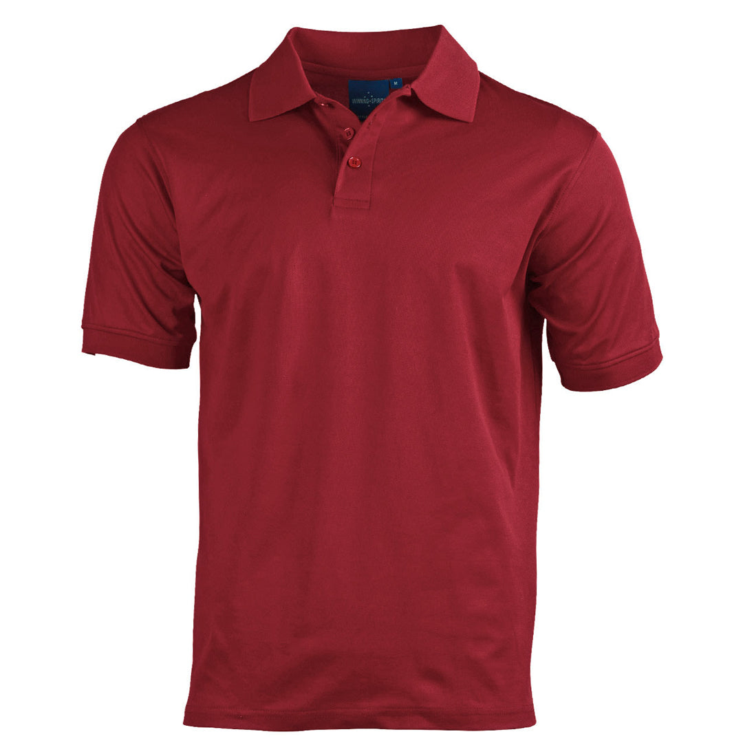 Winning Spirit The Victory Polo | Mens | Short Sleeve Ruby Shirts & Tops
