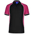 Winning Spirit The Arena Tri-Colour Polo | Kids Black/White/Magenta Shirts & Tops
