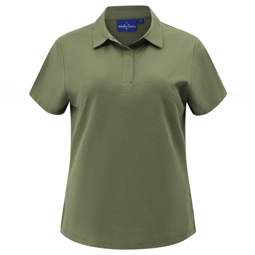 Winning Spirit The Graphene Polo | Ladies | Short Sleeve Olive-gr Shirts & Tops