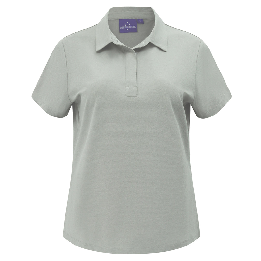 Winning Spirit The Graphene Polo | Ladies | Short Sleeve Silver Shirts & Tops