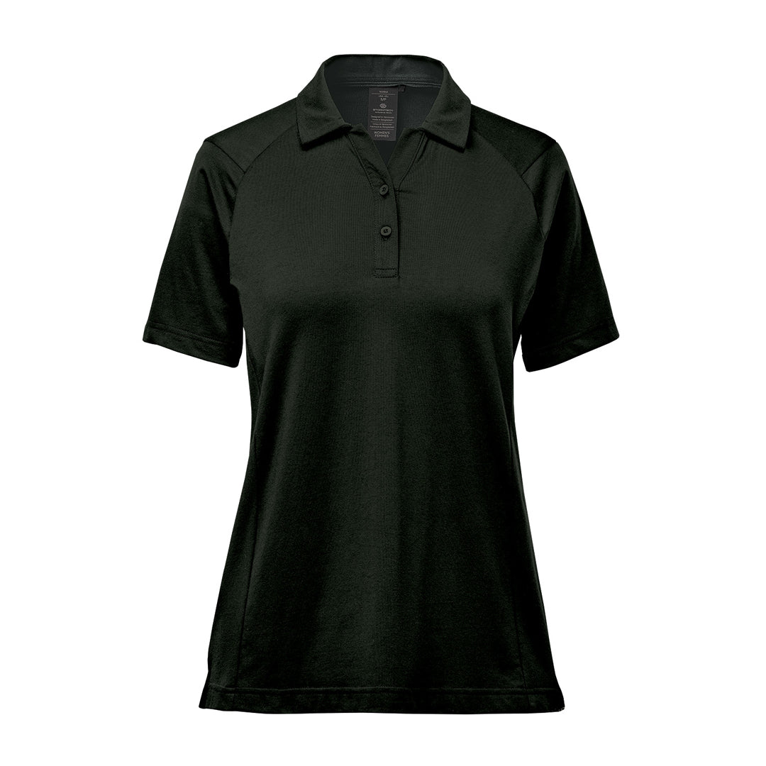 Stormtech The Oasis Polo | Ladies | Short Sleeve Black Shirts & Tops