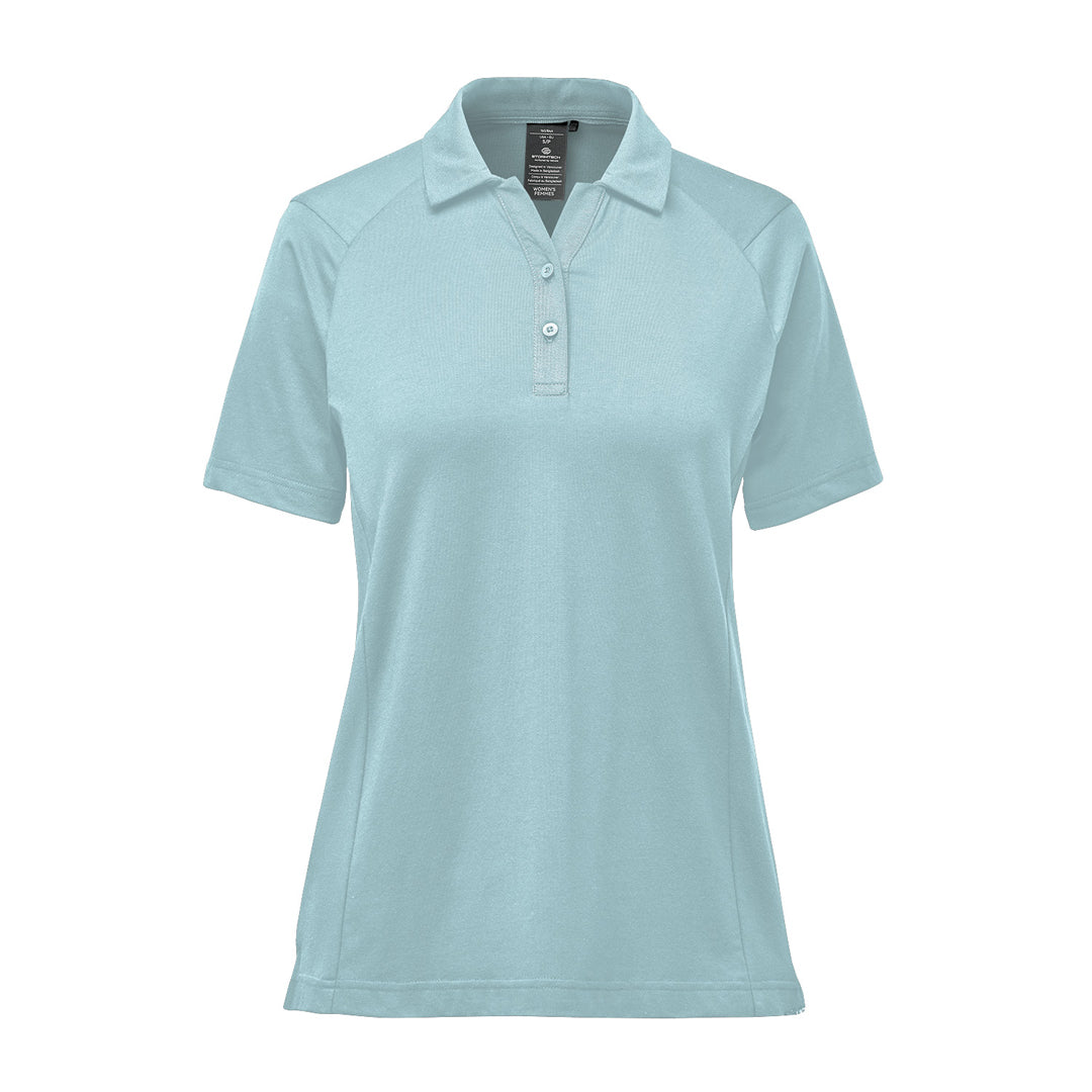 Stormtech The Oasis Polo | Ladies | Short Sleeve Light Blue Shirts & Tops