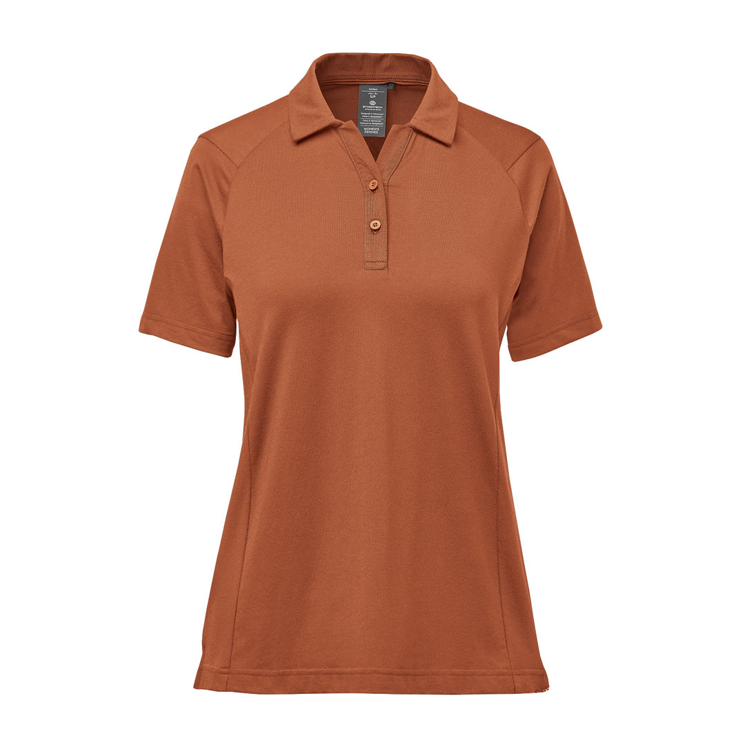 Stormtech The Oasis Polo | Ladies | Short Sleeve Rust Shirts & Tops