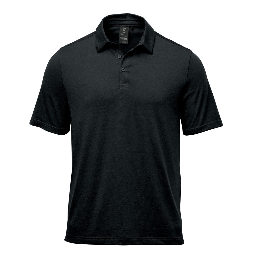 Stormtech The Settebello Polo | Short Sleeve | Mens Black Shirts & Tops