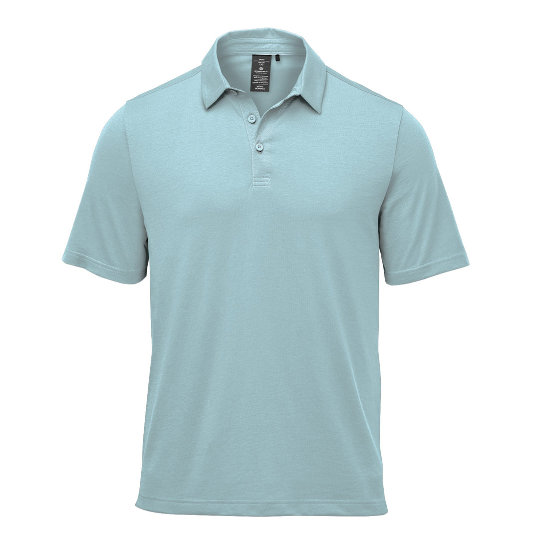 Stormtech The Settebello Polo | Short Sleeve | Mens Ice Blue Shirts & Tops