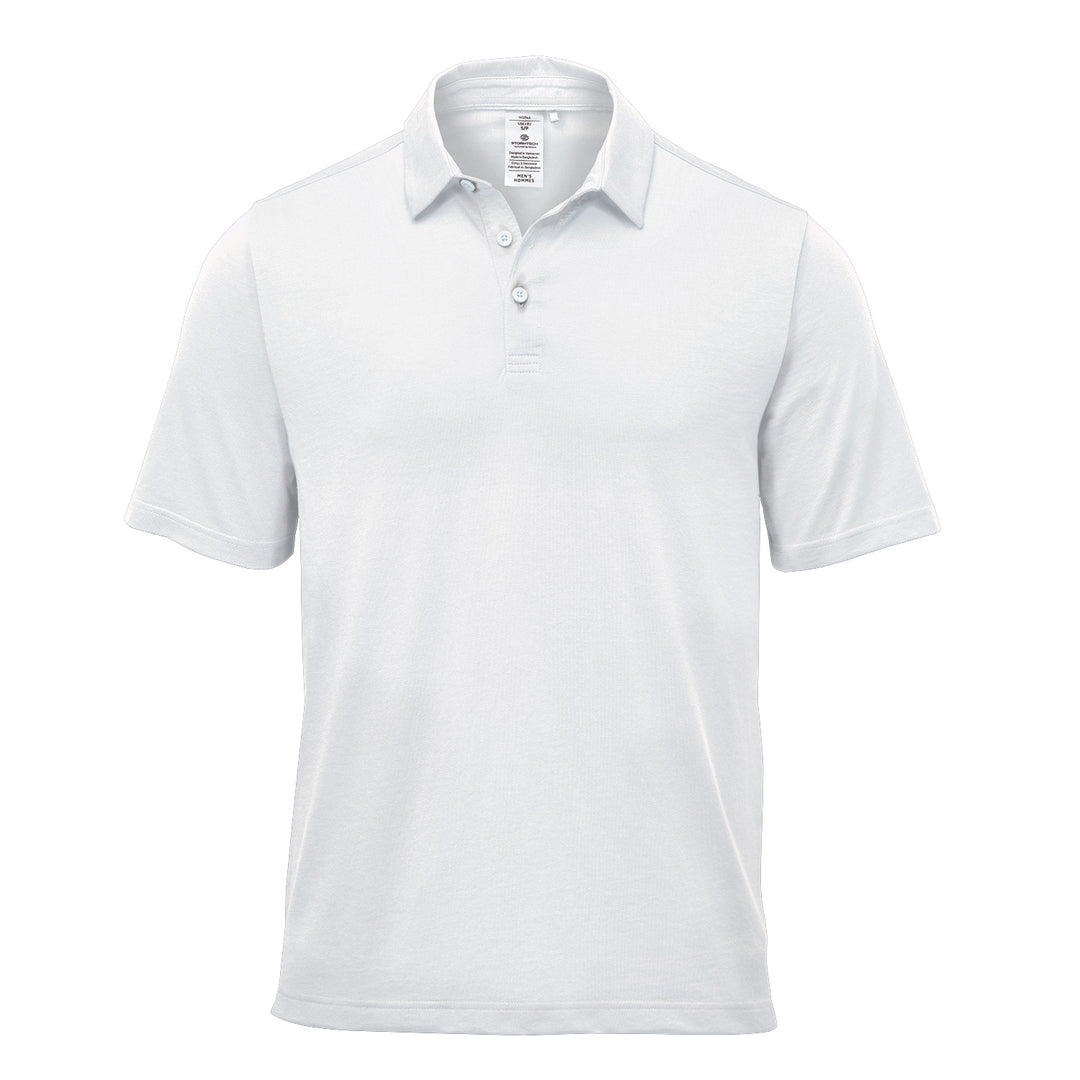 Stormtech The Settebello Polo | Short Sleeve | Mens White Shirts & Tops