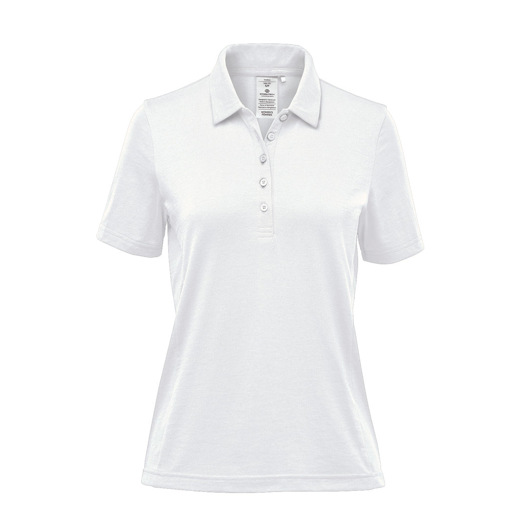 Stormtech The Settebello Polo | Short Sleeve | Ladies White Shirts & Tops