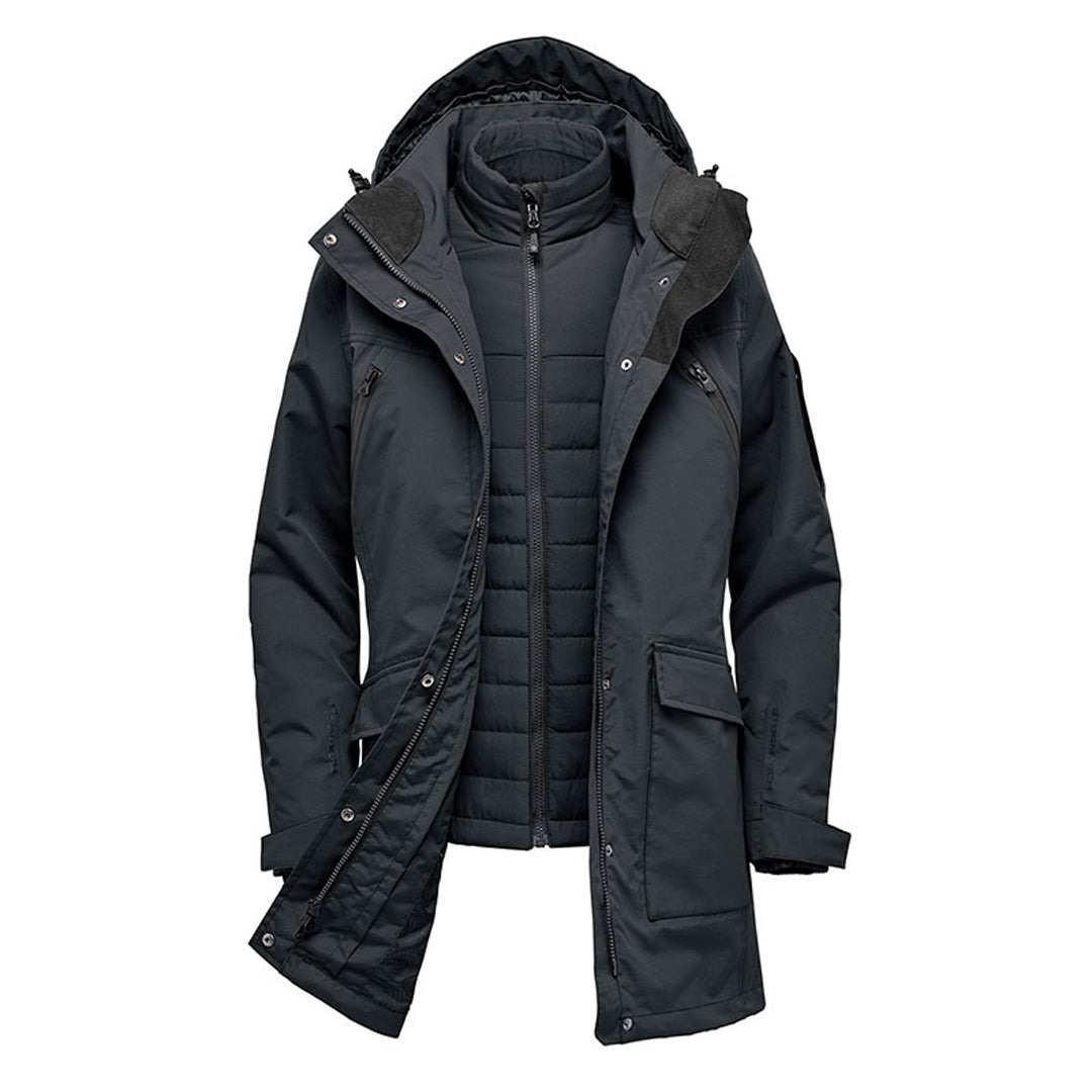 Stormtech The Fairbanks System Parka | Ladies Black Coats & Jackets