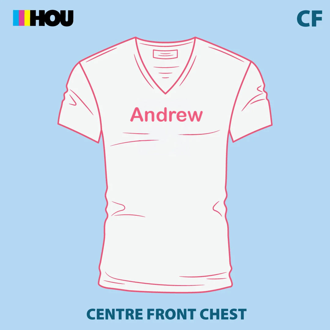 House of Uniforms Embroidery | Personal Names | Large Branding