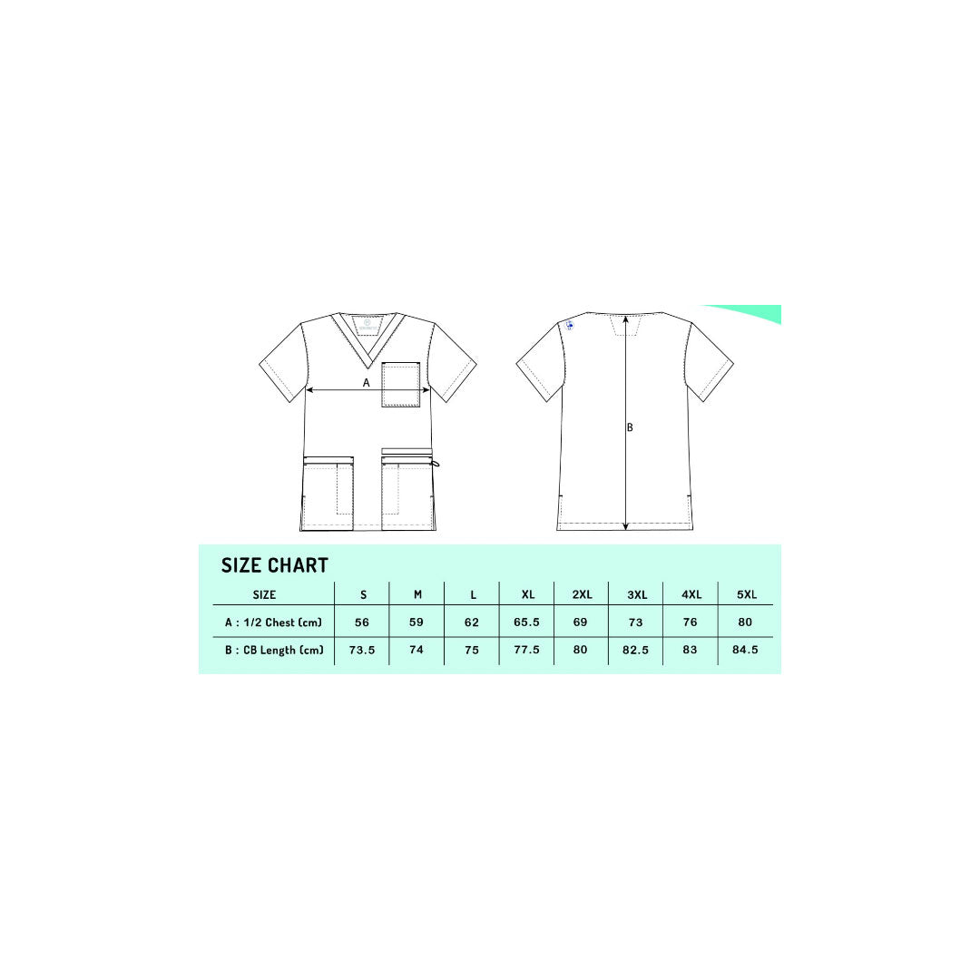 Scrubness The Scrubness Printed Scrub Top | Mens Scrubs