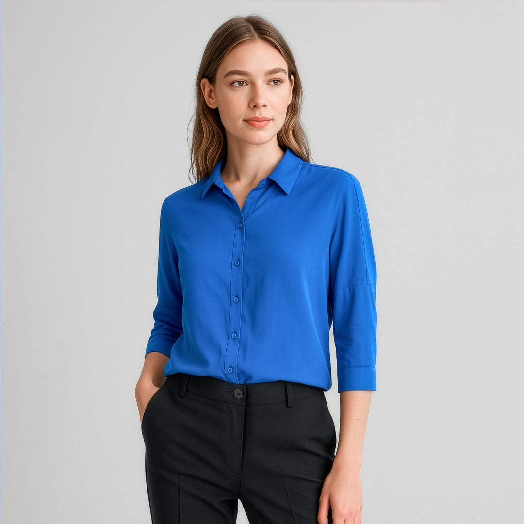 Biz Corporates The Dahlia Blouse | Ladies | 3/4 Sleeve Shirts & Tops