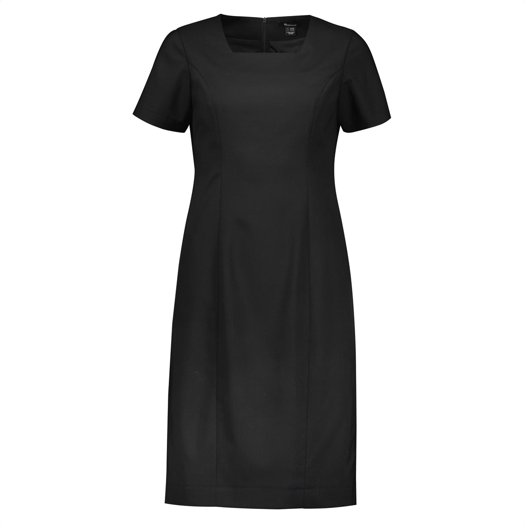 Biz Corporates The Renew Short Sleeve Dress Black Dresses