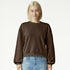 American Apparel The Reflex Crew Neck Jumper | Ladies Brown Shirts & Tops