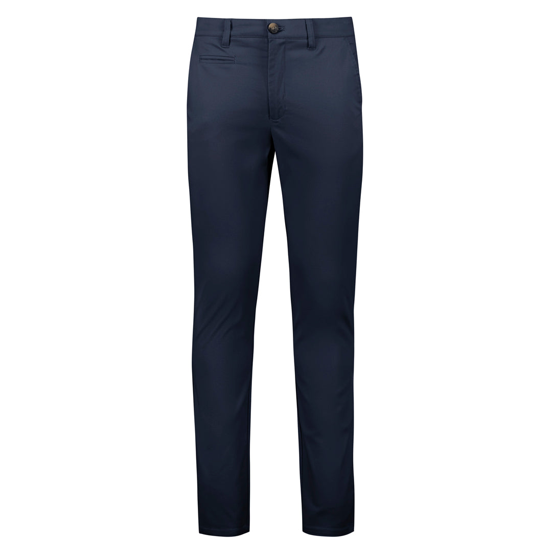 Biz Corporates The Traveller Modern Stretch Chino Pant | Mens Navy Pants