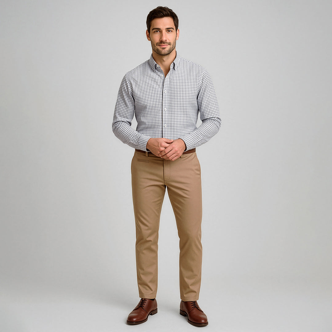 Biz Corporates The Traveller Modern Stretch Chino Pant | Mens Pants