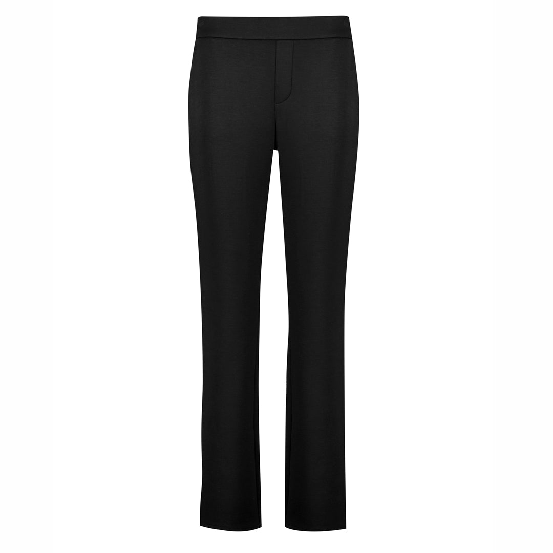 Biz Corporates The Scuba Ponte Pull on Pant | Ladies Black Pants