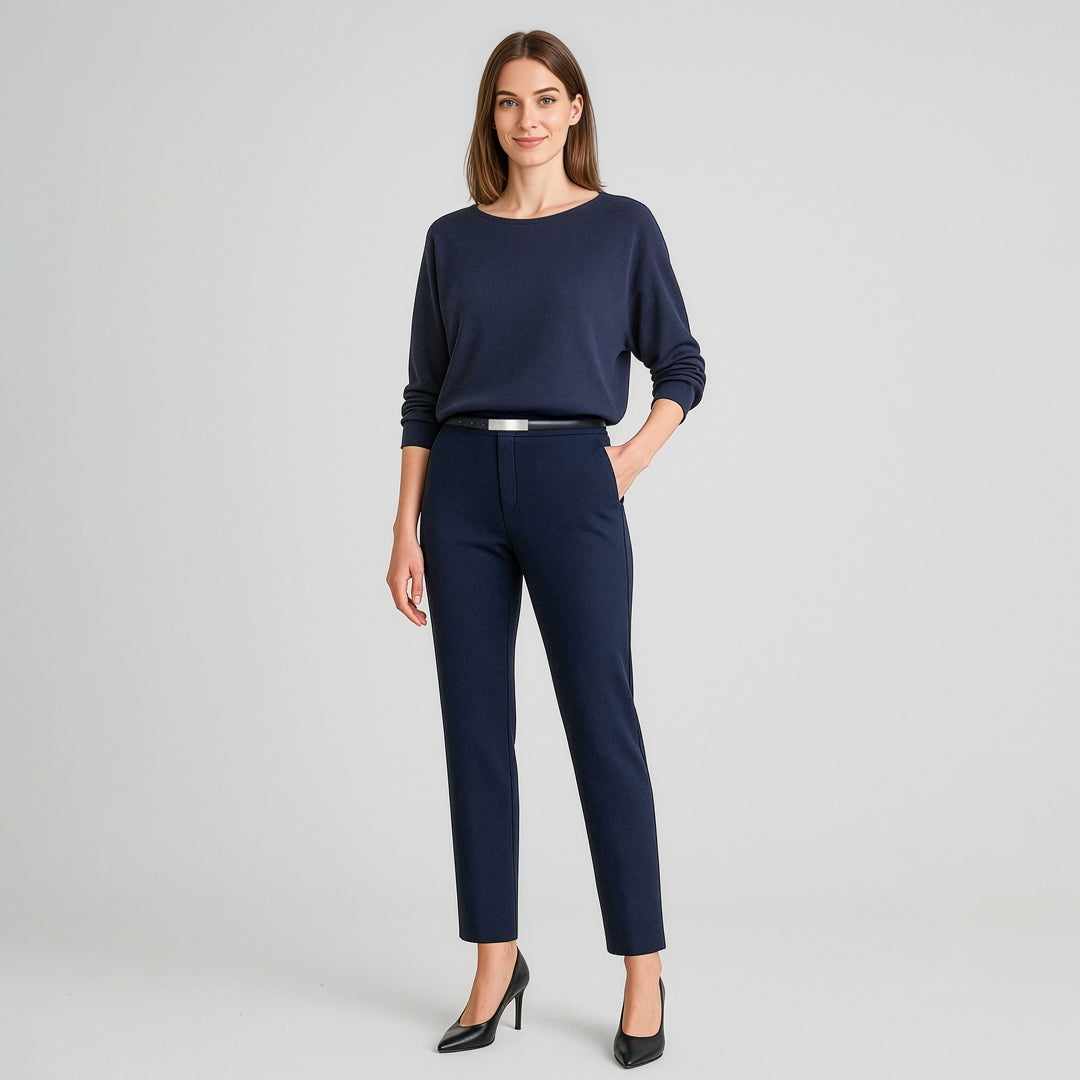 Biz Corporates The Scuba Ponte Pull on Pant | Ladies Pants