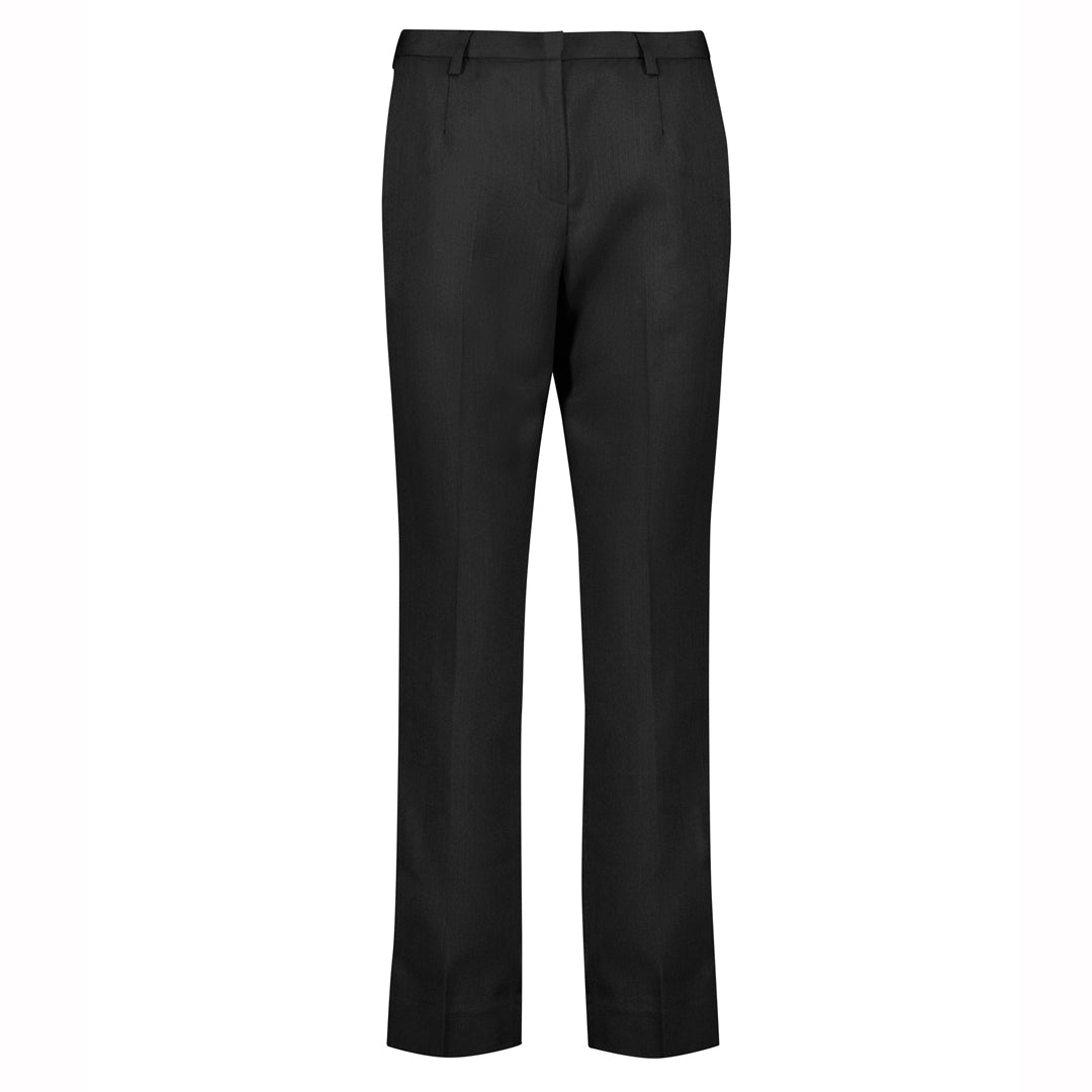 Biz Corporates The Cool Stretch Adjustable Tapered Leg Pant | Ladies Black Pants