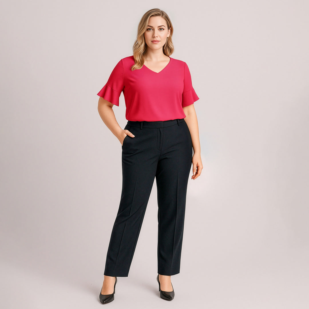 Biz Corporates The Siena Straight Leg Pant | Ladies Pants