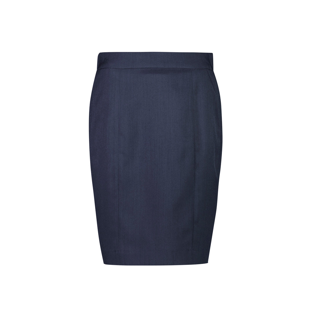 Biz Corporates The Cool Stretch Pencil Skirt | Ladies Navy Skirts