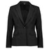 Biz Corporates The Renew Single Button Jacket | Ladies Black Coats & Jackets