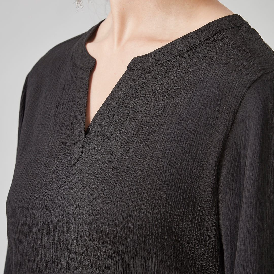Biz Corporates The Ruche Tunic | Ladies | Long Sleeve Shirts & Tops