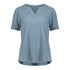 Biz Corporates The Ruche Tunic | Ladies | Short Sleeve Powder Shirts & Tops