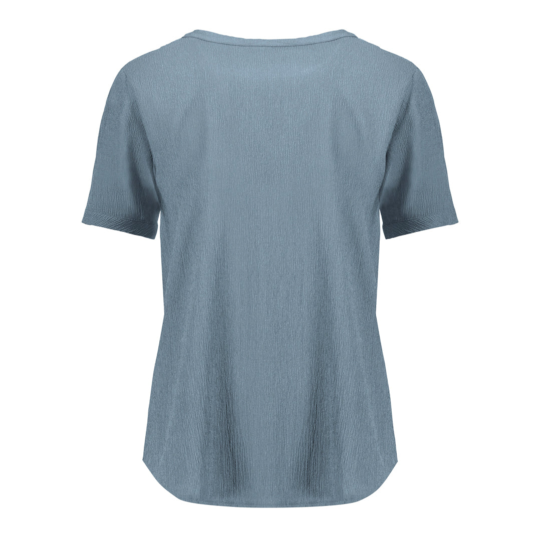 Biz Corporates The Ruche Tunic | Ladies | Short Sleeve Shirts & Tops