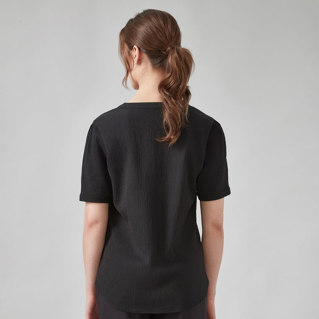 Biz Corporates The Ruche Tunic | Ladies | Short Sleeve Shirts & Tops