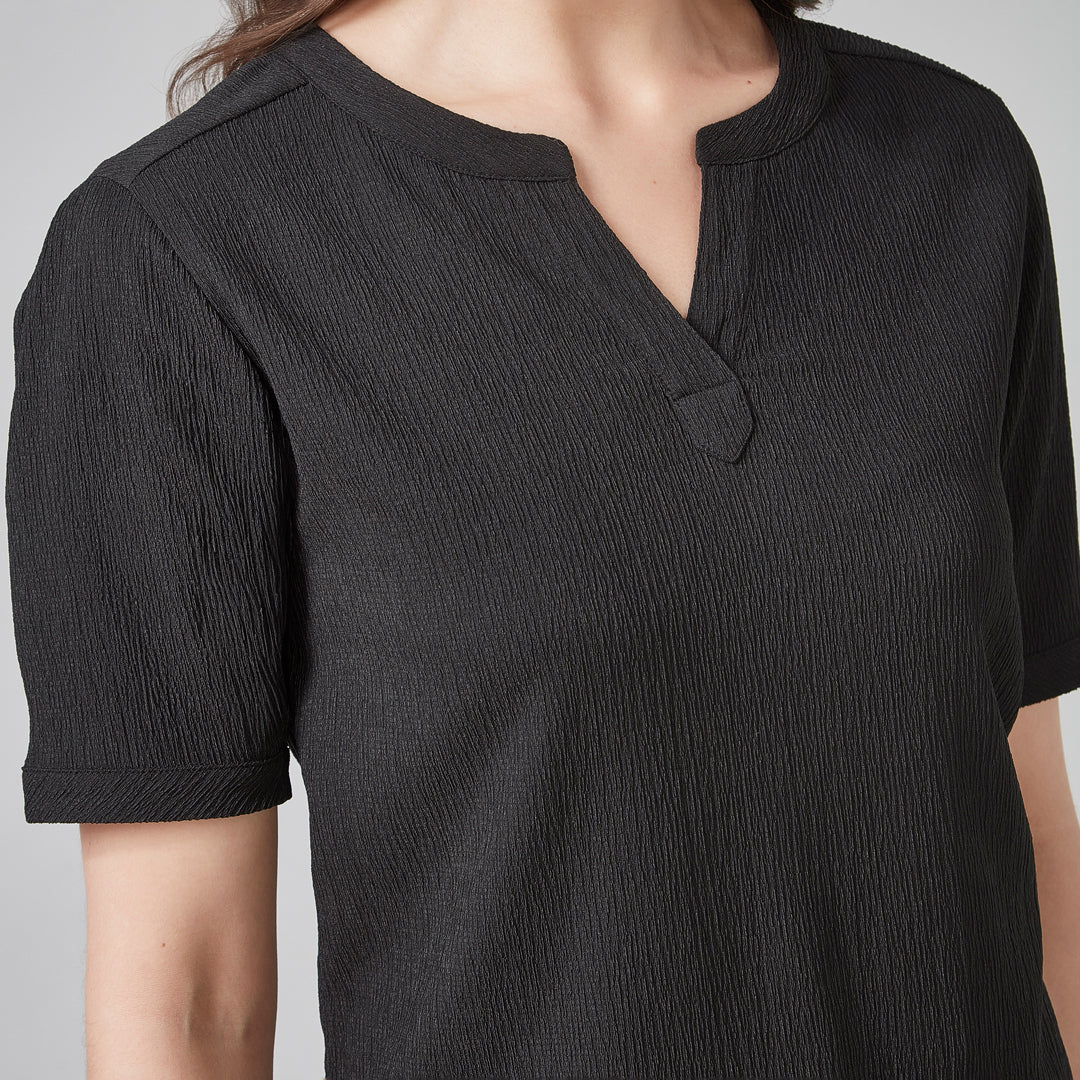 Biz Corporates The Ruche Tunic | Ladies | Short Sleeve Shirts & Tops